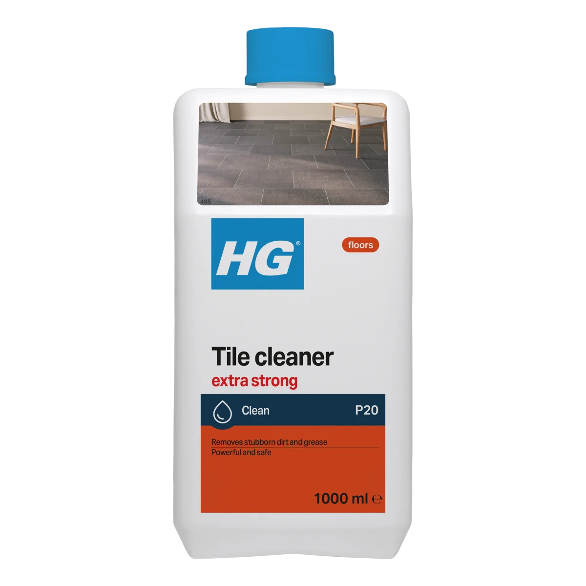 HG средство для плитки, экстрасильное, 1 л